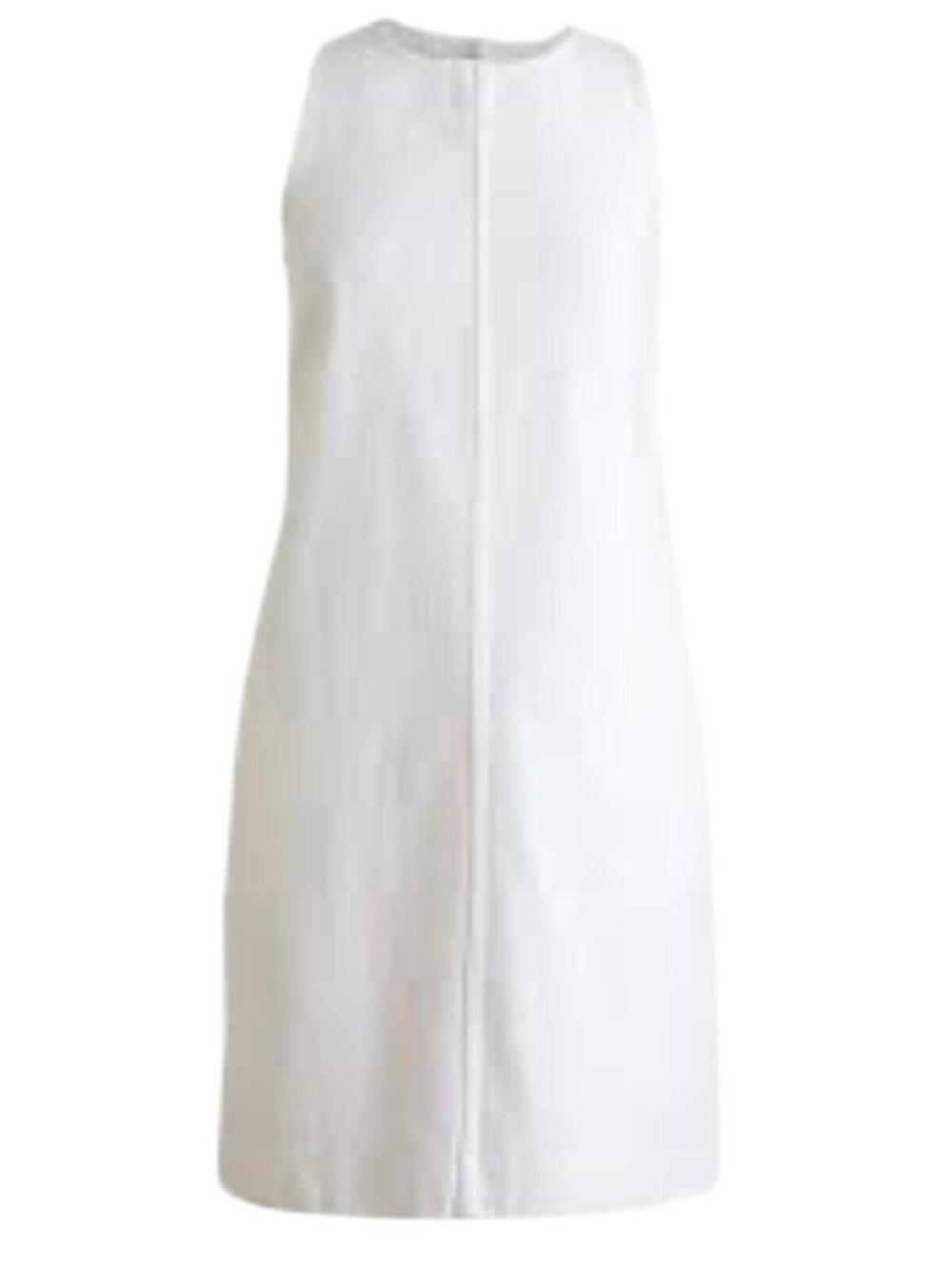 J.Crew White Denim Sleeveless Sheath Mini Dress NWT Size 2